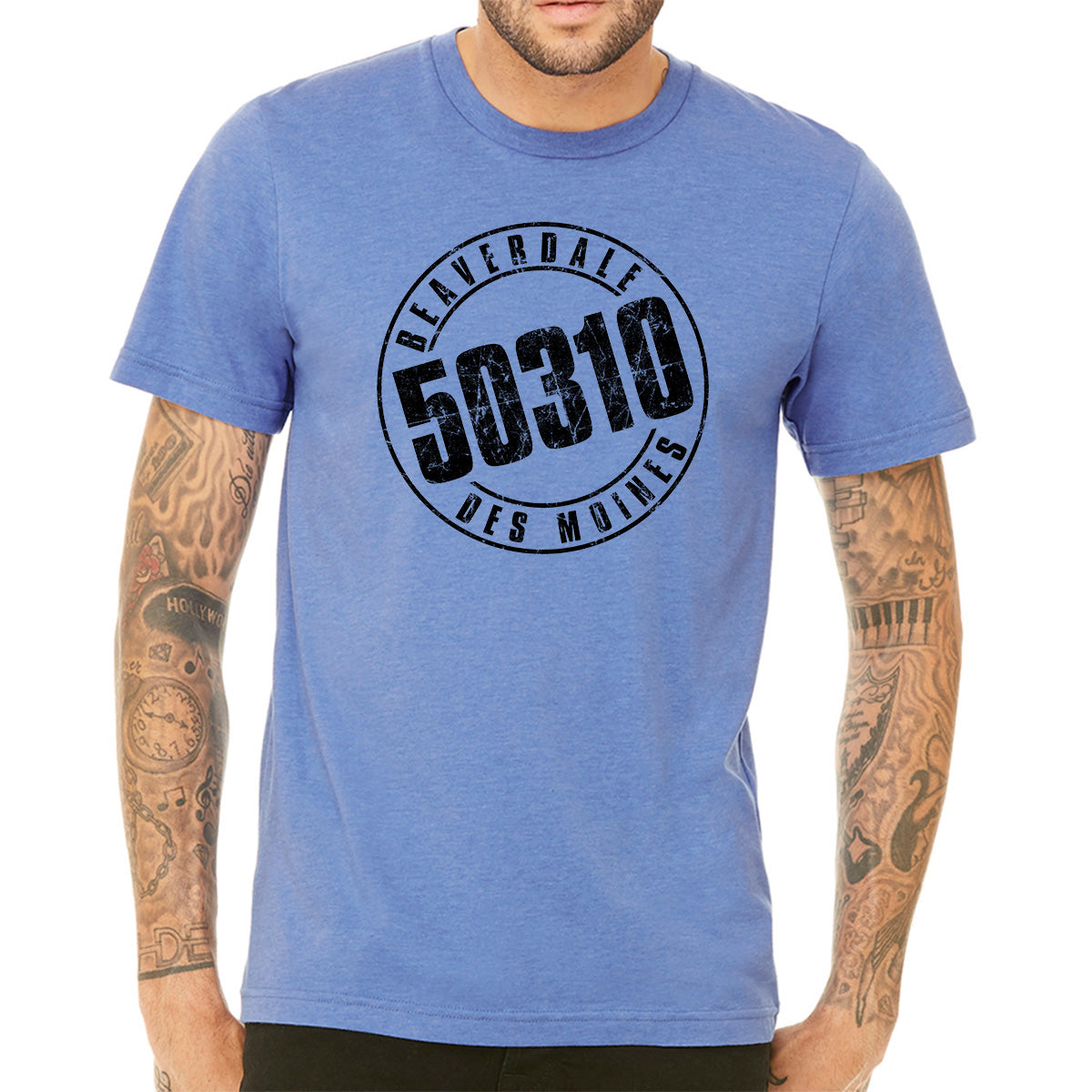 50310 Logo Unisex Heather CVC T-Shirt