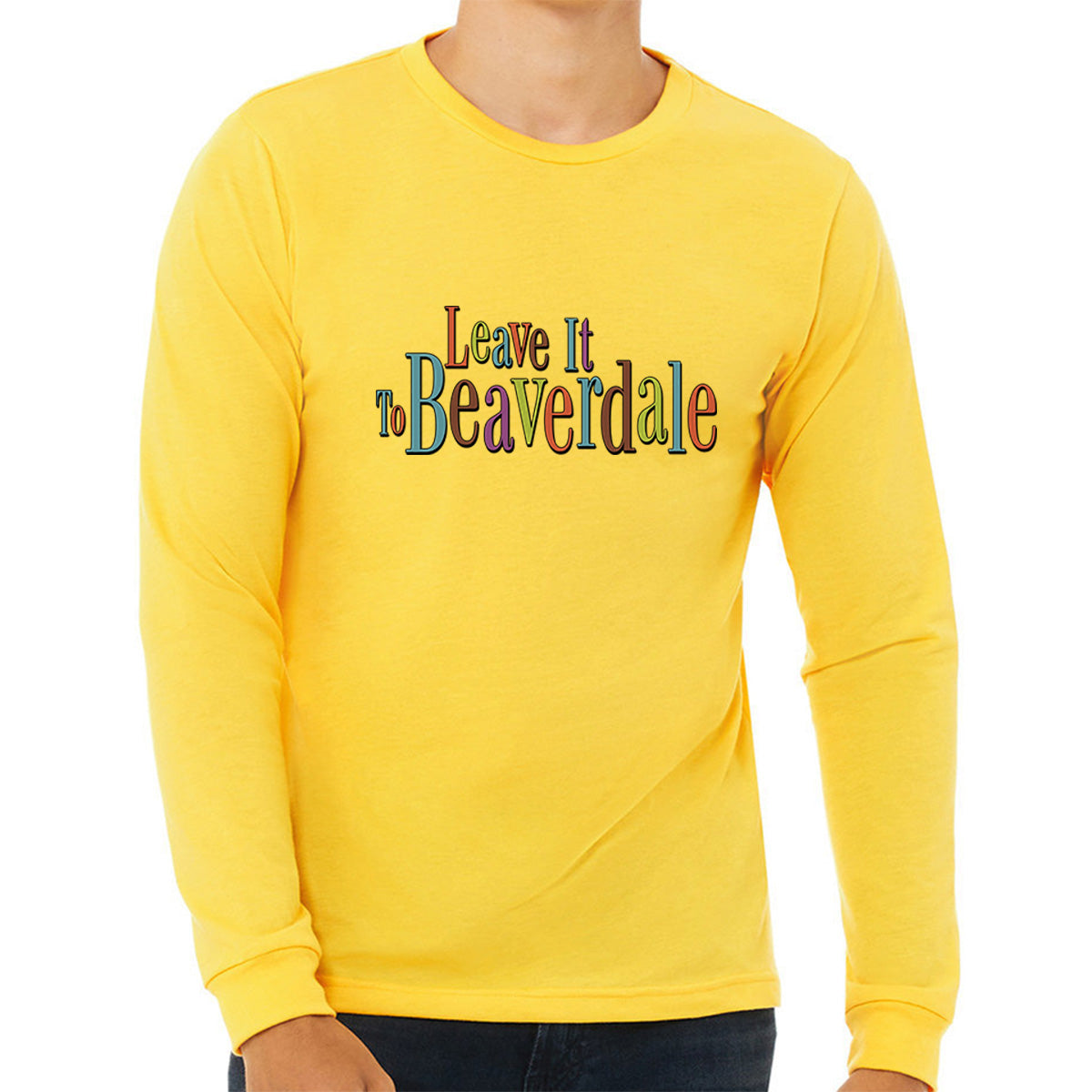 "Leave it to Beaverdale" - Unisex Heather CVC Long Sleeve T-Shirt