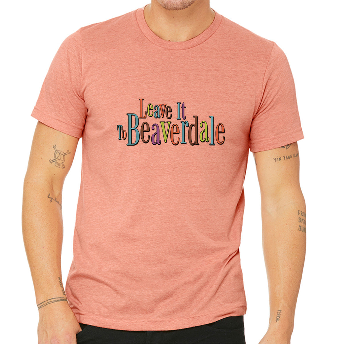 "Leave it to Beaverdale" - Unisex Heather CVC T-Shirt