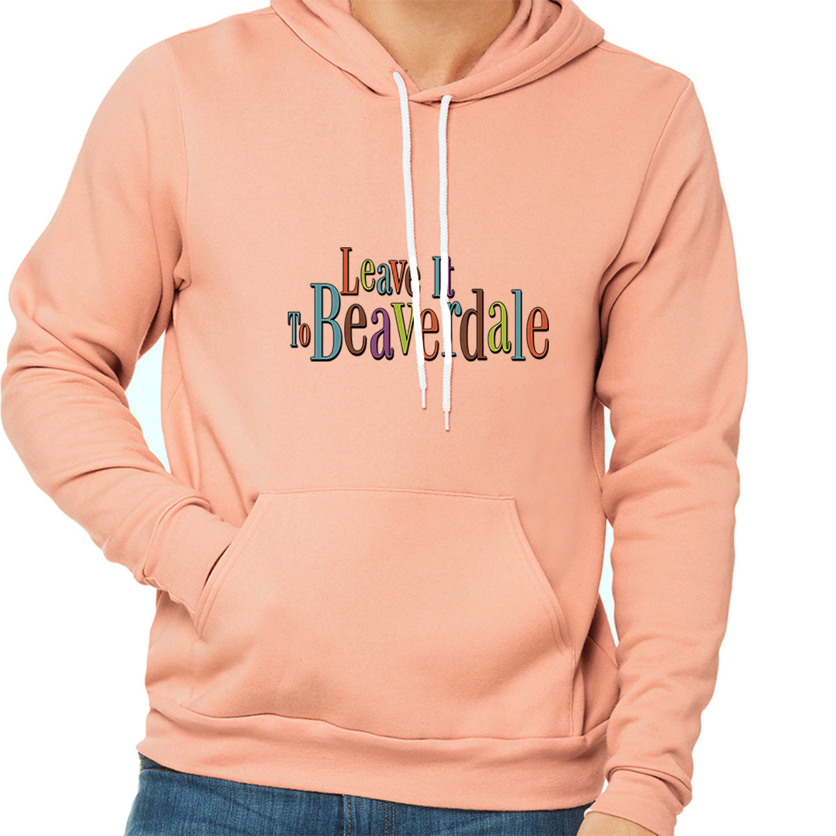 "Leave it to Beaverdale, Color" - Unisex Sponge Fleece Pullover Hoodie