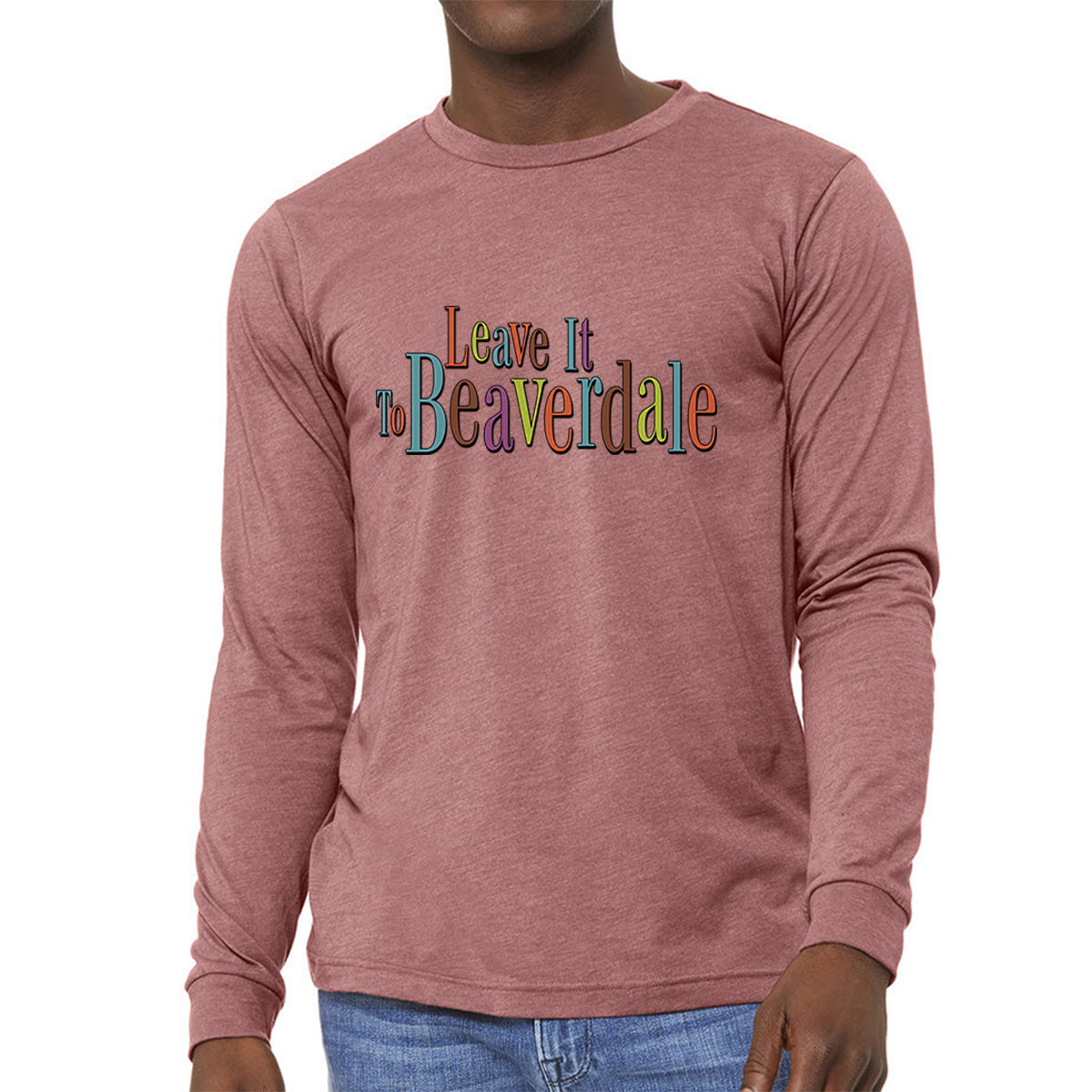 "Leave it to Beaverdale" - Unisex Heather CVC Long Sleeve T-Shirt