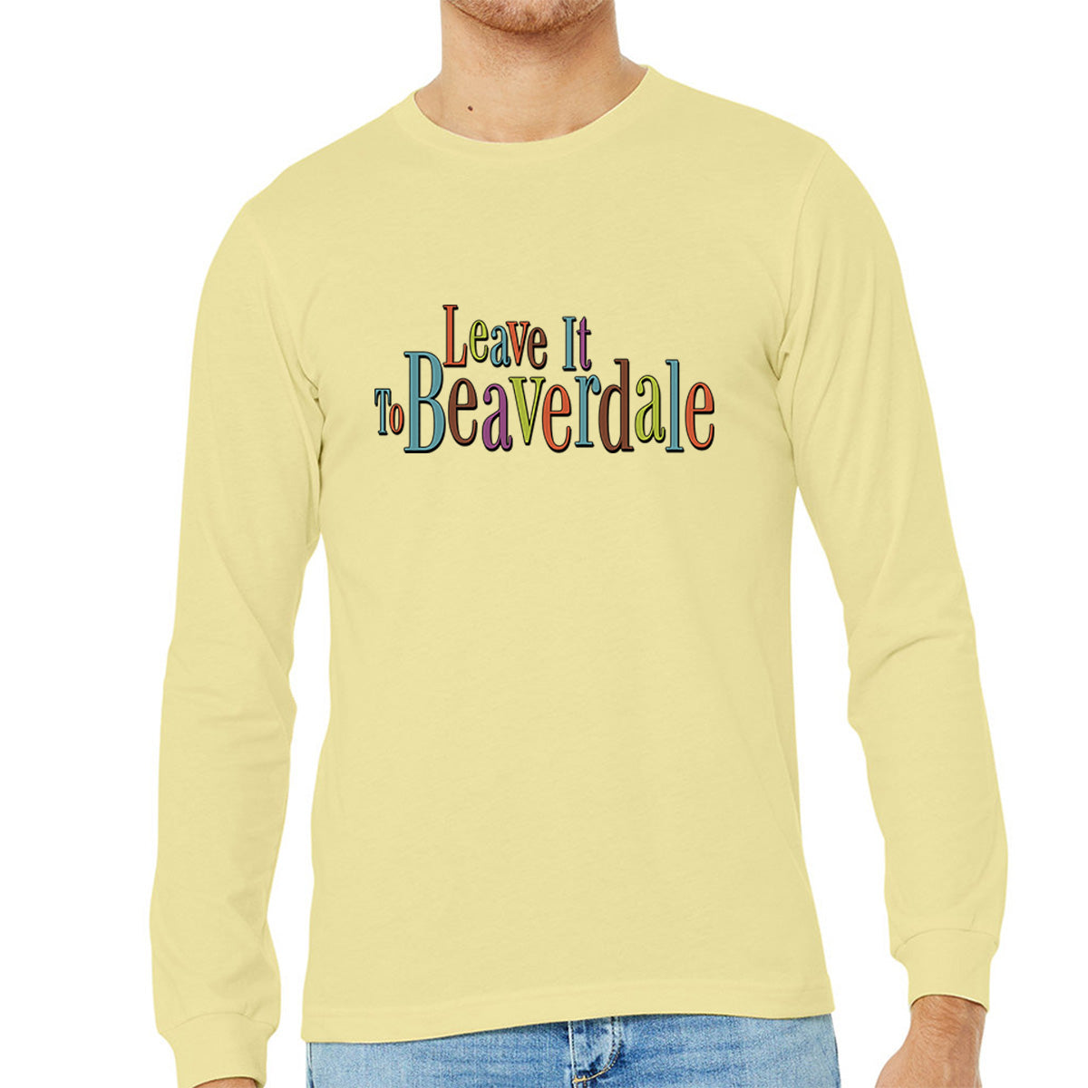 "Leave it to Beaverdale" - Unisex Heather CVC Long Sleeve T-Shirt