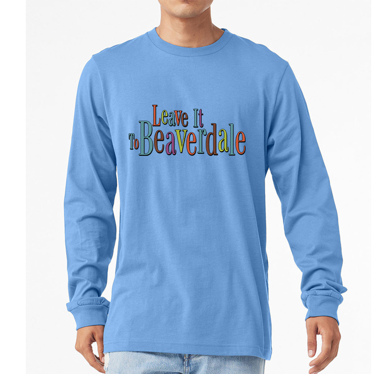 "Leave it to Beaverdale" - Unisex Heather CVC Long Sleeve T-Shirt