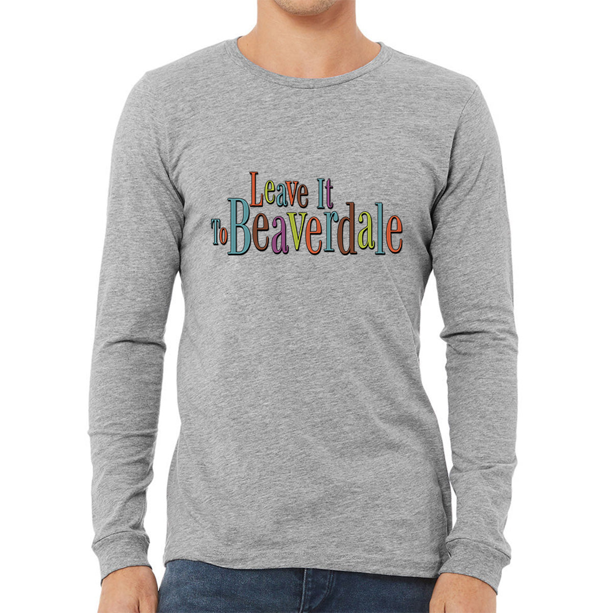 "Leave it to Beaverdale" - Unisex Heather CVC Long Sleeve T-Shirt