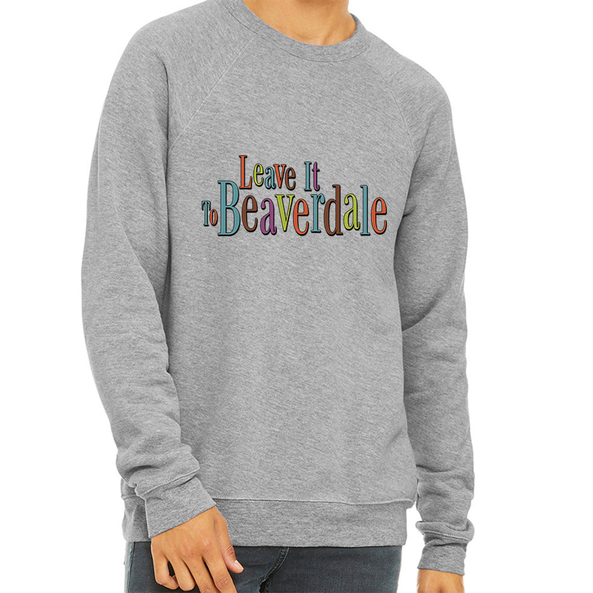 "Leave it to Beaverdale" - Unisex Sponge Fleece Crewneck Sweatshirt