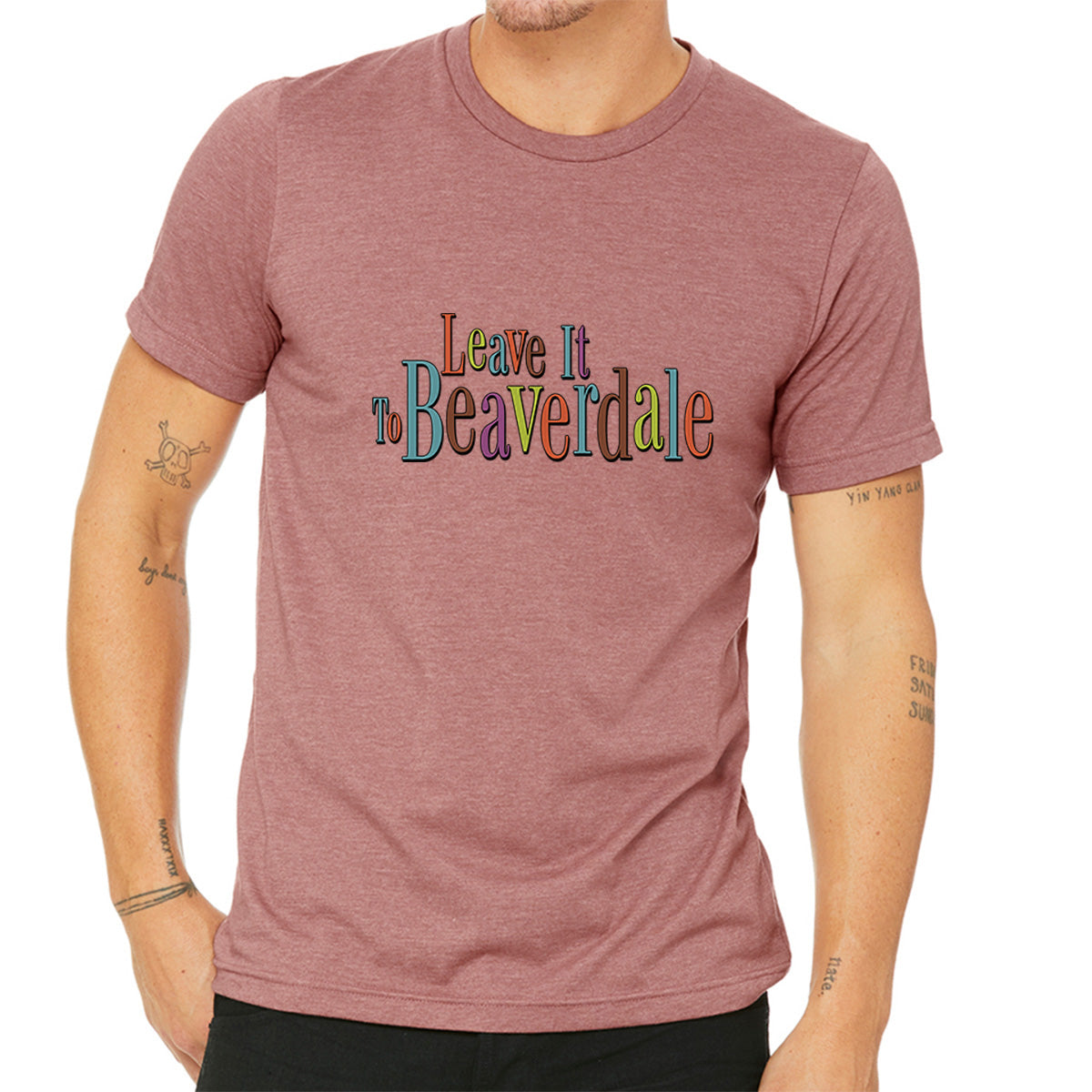 "Leave it to Beaverdale" - Unisex Heather CVC T-Shirt